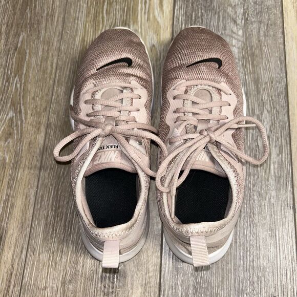 Nike Women's US Size 9 Flex Trainer 9 Cross Running Shoes AQ7491 200 Pink Black - Picture 8 of 11